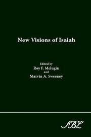 Cover of: New Visions of Isaiah (Journal for the Study of the Old Testament Supplement Series, 214)