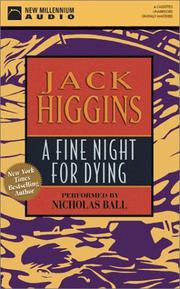 Cover of: A Fine Night for Dying by 