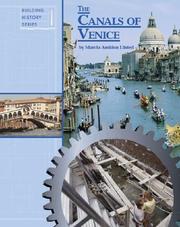 Cover of: The Canals of Venice (Building History) by Marcia Lusted, Marcia Lusted