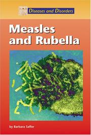 Measles and rubella by Barbara Saffer