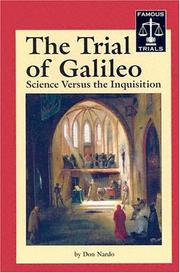 Cover of: The trial of Galileo
