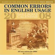 Common errors in English usage by Paul Brians