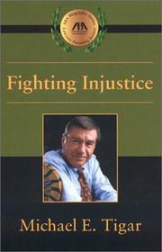 Cover of: Fighting injustice