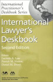 Cover of: International lawyer's deskbook