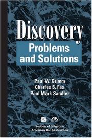 Cover of: Discovery: Problems and Solutions