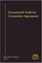 Cover of: International antitrust cooperation handbook