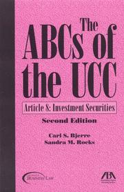 Cover of: The ABCs of the UCC, Article 8:: Investment Securities