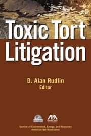 Cover of: Toxic Tort Litigation