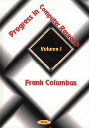 Cover of: Progress in Computer Research, Volume I