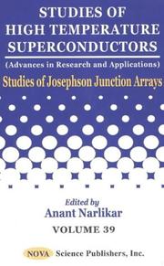 Cover of: Studies of Josephson junction arrays