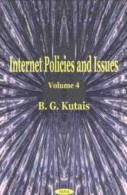 Cover of: Internet policies and issues