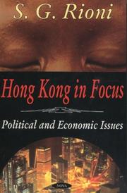 Cover of: Hong Kong in focus by S.G. Rioni (editor)