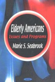 Cover of: Elderly Americans by Marie S. Seabrook, Marie S. Seabrook