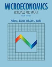 Cover of: Microeconomics by William J. Baumol, William J. Baumol