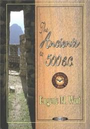 Cover of: The ancients to 500 B.C.