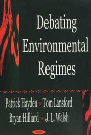 Cover of: Debating Environmental Regimes