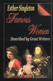 Cover of: Famous Women Described by Great Writers