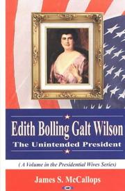 Cover of: Edith Bolling Galt Wilson | James S. McCallops