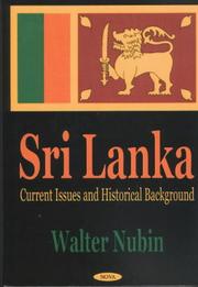Cover of: Sri Lanka: Current Issues and Historical Background