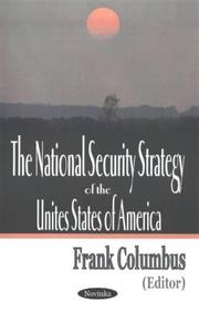 Cover of: The national security strategy of the United States of America