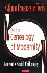 Cover of: On the genealogy of modernity: Foucault's social philosophy