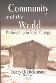 Cover of: Community and the world by Torry D. Dickinson, editor.