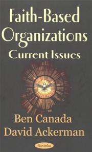 Cover of: Faith-based organizations: current issues