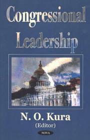 Cover of: Congressional leadership