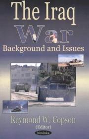 Cover of: The Iraq War: Background and Issues
