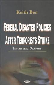 Cover of: Federal disaster policies after terrorists strike: issues and options