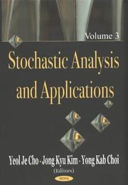 Cover of: Stochastic Analysis and Applications