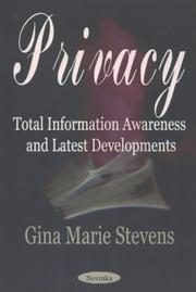 Cover of: Privacy by Gina Marie Stevens