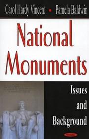 Cover of: National monuments: issues and background