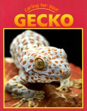 Cover of: Gecko (Caring for Your Pet) by Rennay Craats, Rennay Craats