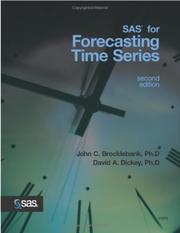 Cover of: SAS for Forecasting Time Series, Second Edition