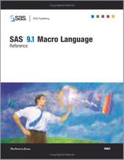 Cover of: SAS 9.1 Macro Language Reference by SAS Institute
