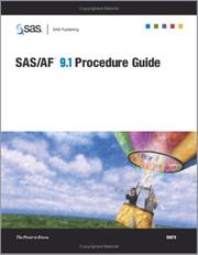 Cover of: SAS/AF 9.1 Procedure Guide