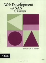 Cover of: Web development with SAS by example