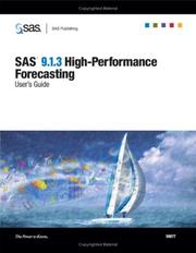 Cover of: SAS High-performance Forecasting 9.1.3: User's Guide