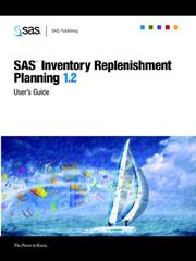 Cover of: SAS Inventory Replenishment Planning 1.2 User's Guide
