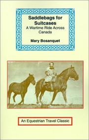 Cover of: Saddlebags for Suitcases (Equestrian Travel Classics)