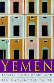 Cover of: Yemen by Tim Mackintosh-Smith