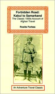 Cover of: Forbidden Road: Kabul to Samarkand