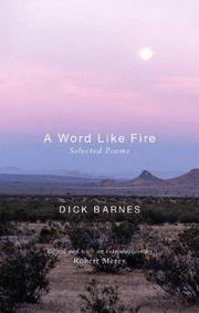 Cover of: A word like fire: selected poems