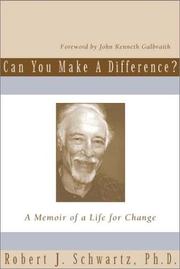 Cover of: Can You Make a Difference?: A Memoir of a Life for Change
