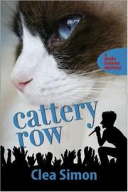 Cover of: Cattery Row [LARGE TYPE] (A Theda Krakow Mystery)