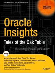 Cover of: Oracle Insights: Tales of the Oak Table