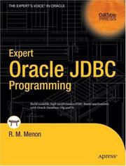 Cover of: Expert Oracle JDBC Programming