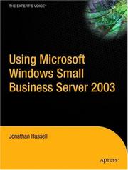 Cover of: Using Microsoft Windows Small Business Server 2003 by Jonathan Hassell