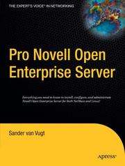 Cover of: Pro Novell Open Enterprise Server (Pro) by Sander van Vugt